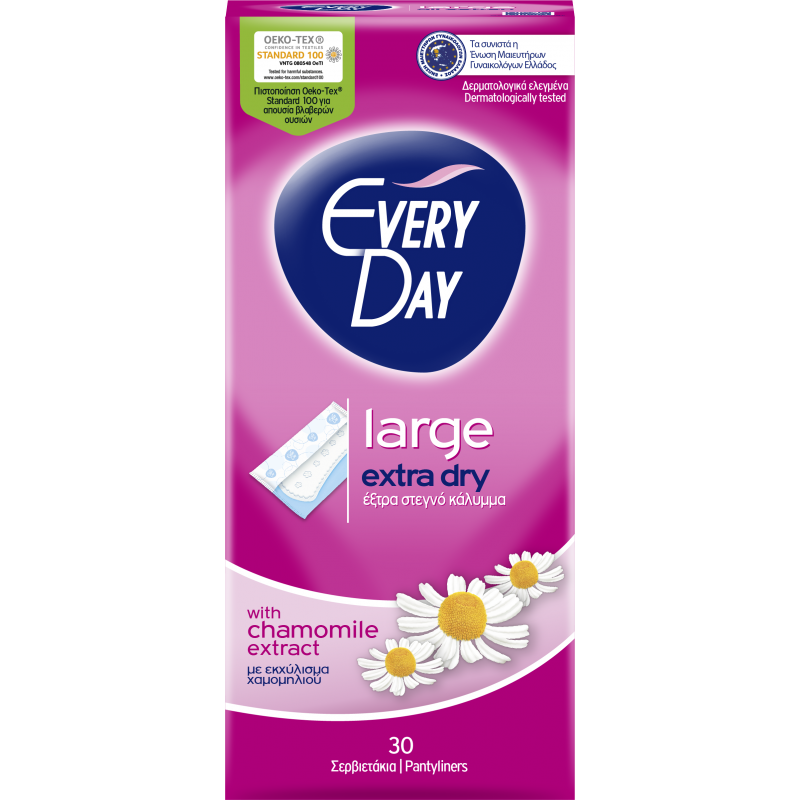 EVERYDAY EXTRA DRY LARGE 30 PCS