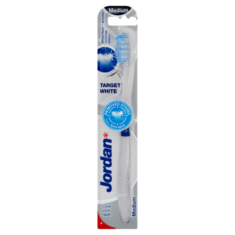 Jordan Toothbrush Target White - Medium 