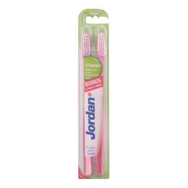 Jordan Toothbrush Classic Hard 2 Pack