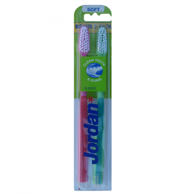 Jordan Toothbrush Classic Soft 2 Pack