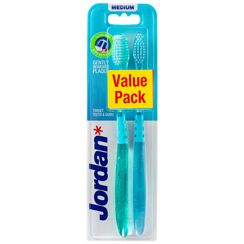 Jordan Target Teeth&Gums Medium 2-pack 