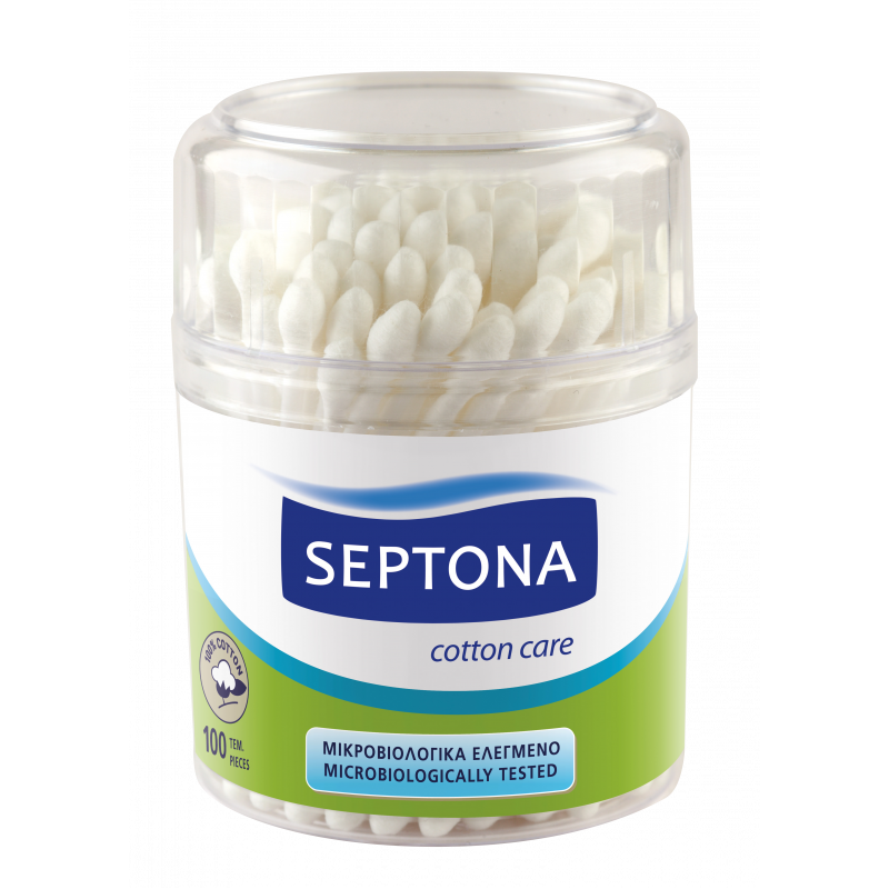 Septona Cotton Buds ( 100pcs)- Drum