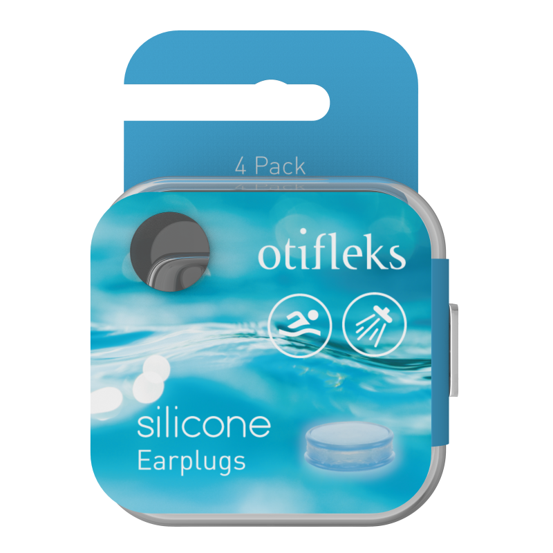 OTIFLEKS Quality Silicone Earplugs 4 Pack